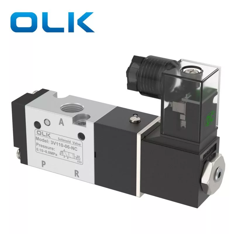 3V100 Seriyası Solenoid Valf 3 Yollu