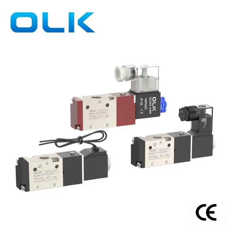 3V seriyalı solenoid klapan 3 yollu