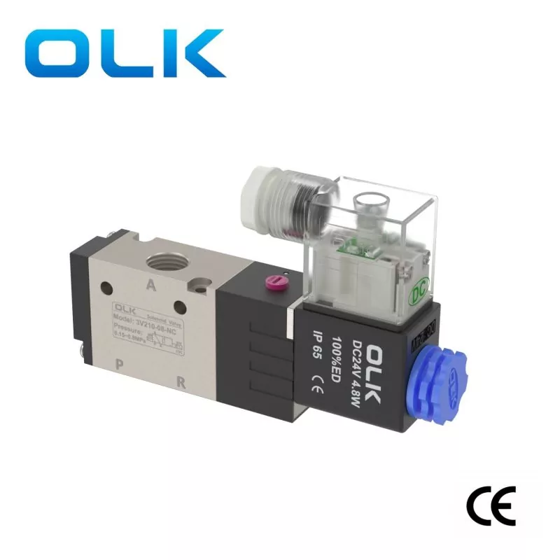 3v200 Seriyası Solenoid Valf 3 Yollu
