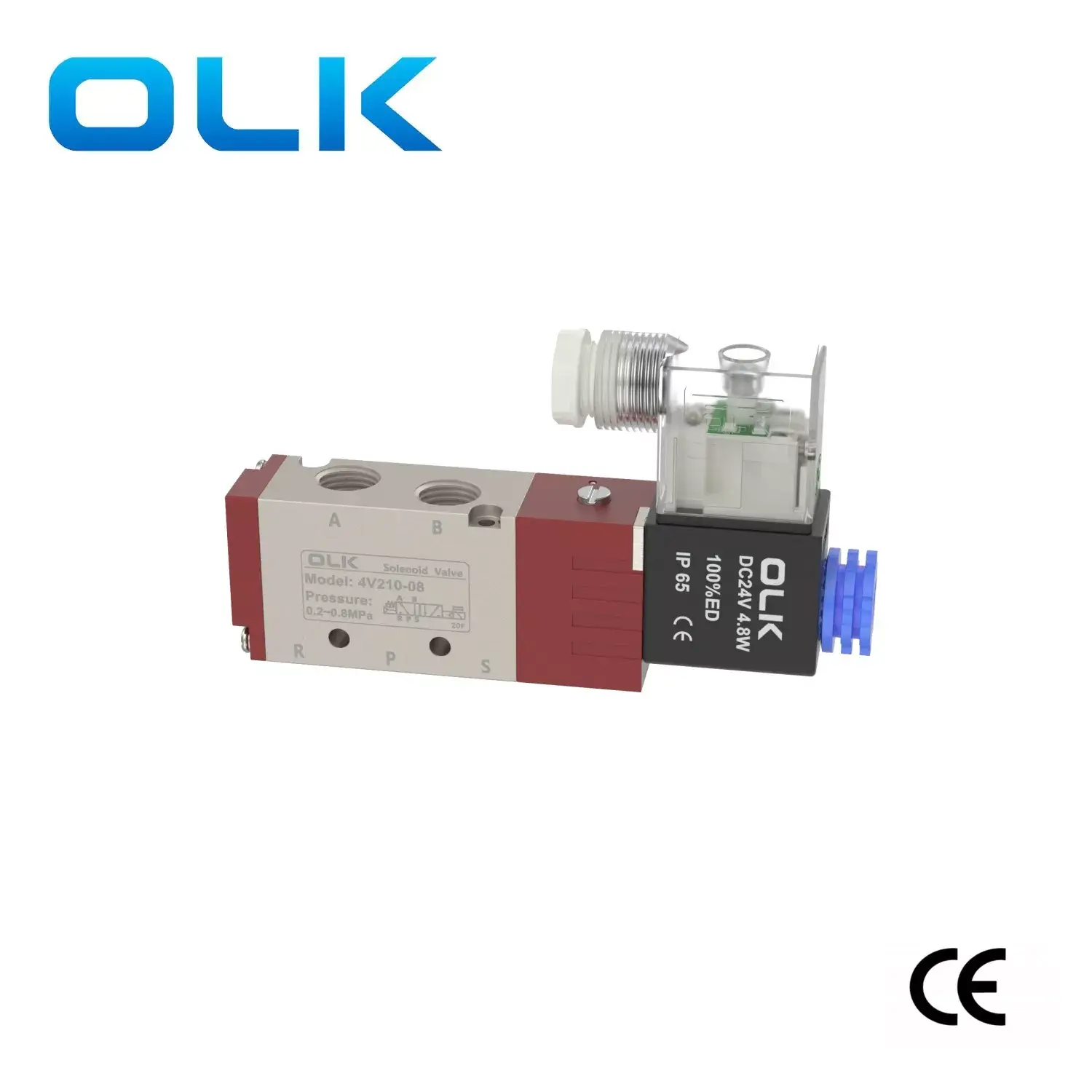 4V seriyalı solenoid klapan 5 yollu